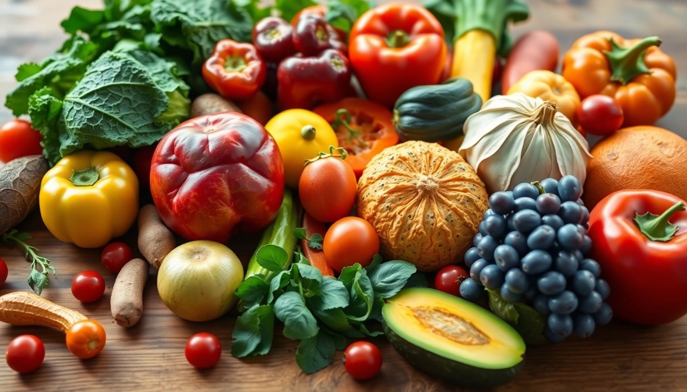 Vibrant fruits and vegetables representing healthlifeherald's commitment to wellness and nutrition.