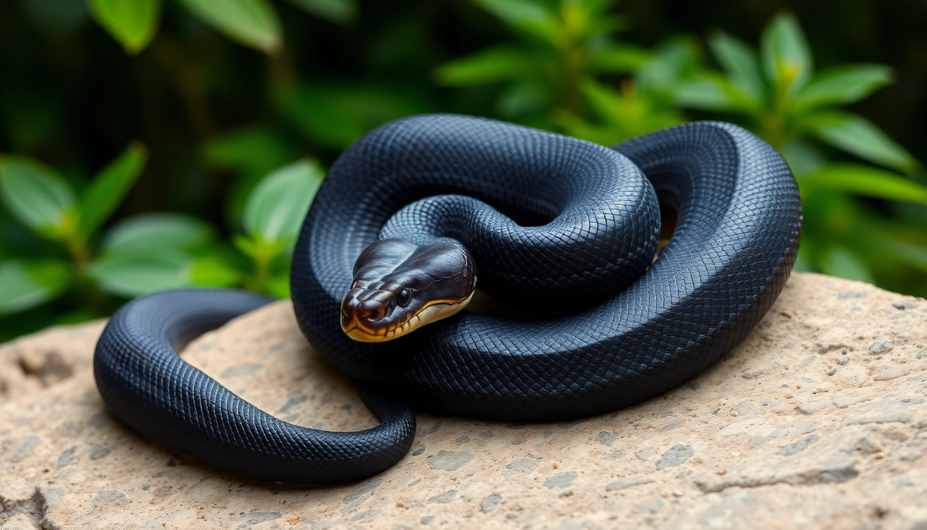 Catch a glimpse of the stunning black ball python for sale​ showcasing its sleek design and vibrant scales.