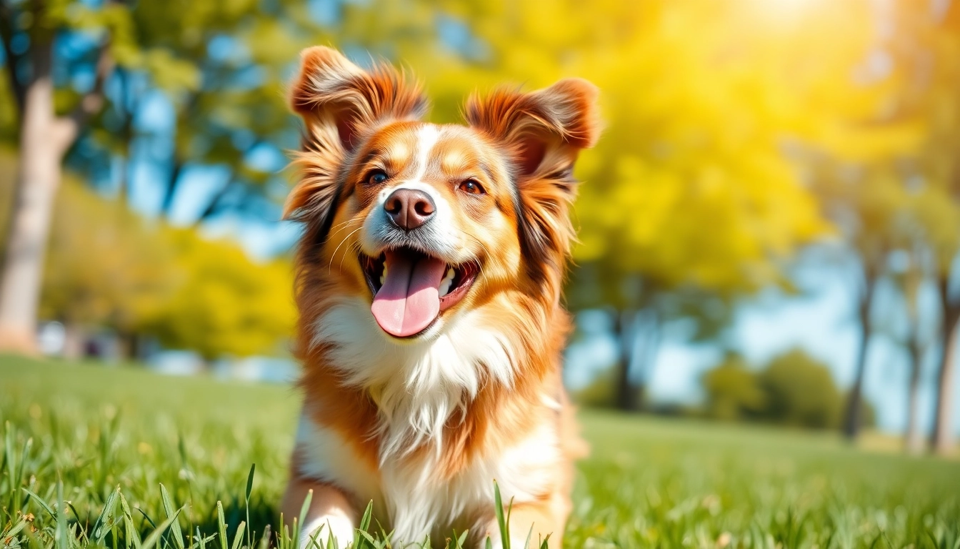 Kate's K9 Pet Care: A happy dog enjoying playtime in a sunny park environment