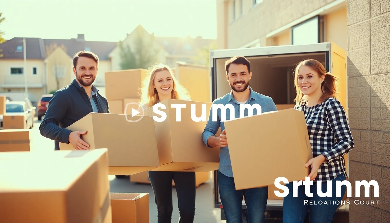 Moving team efficiently managing a Umzug Nürnberg, demonstrating teamwork and professionalism during a relocation.