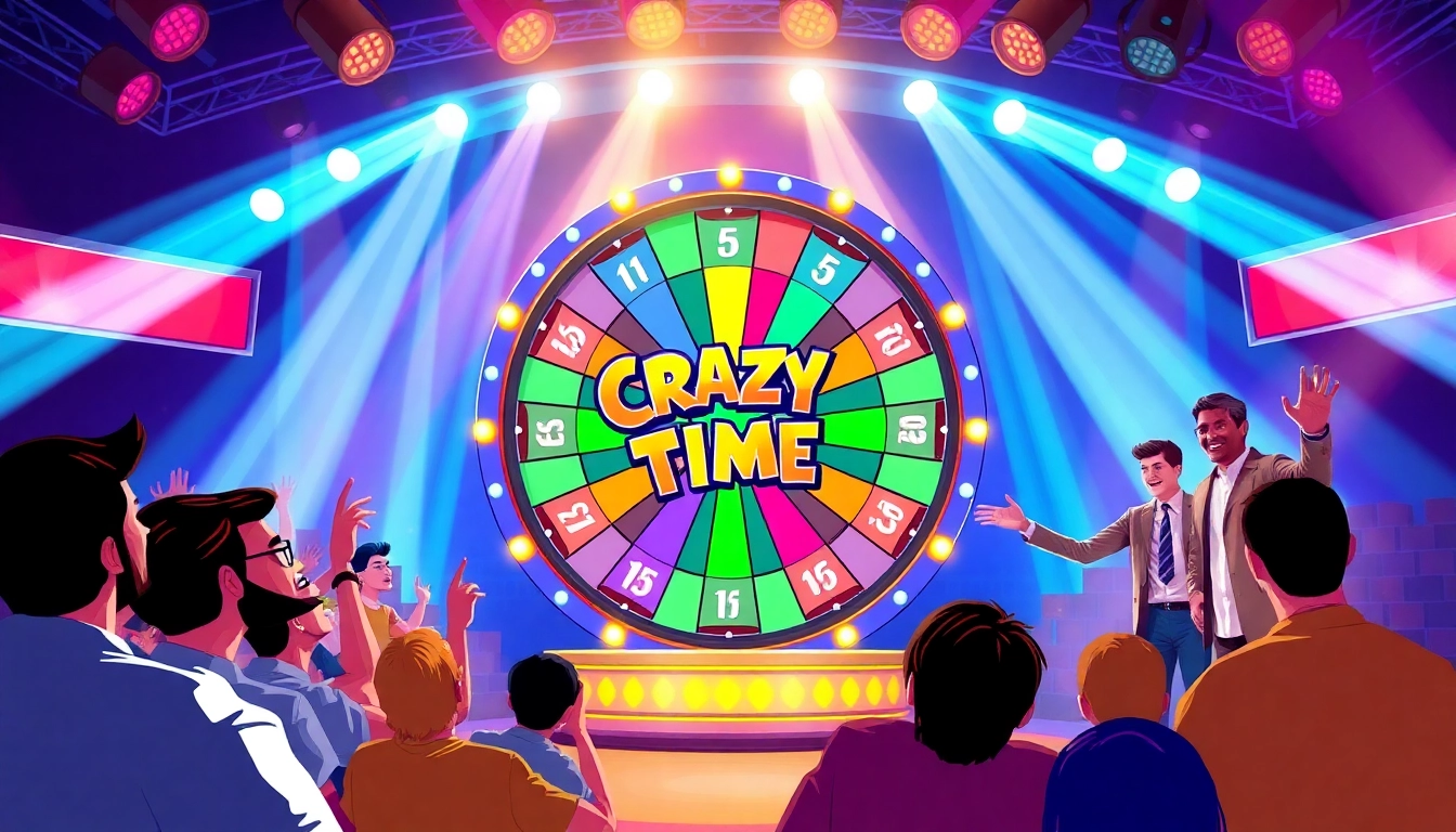View dynamic Crazy Time stats live during an interactive game show experienced by participants.