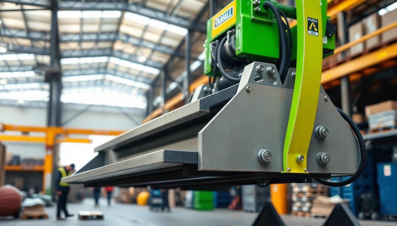 Vacuum liftting equipment effortlessly lifting metal sheets in an industrial warehouse.