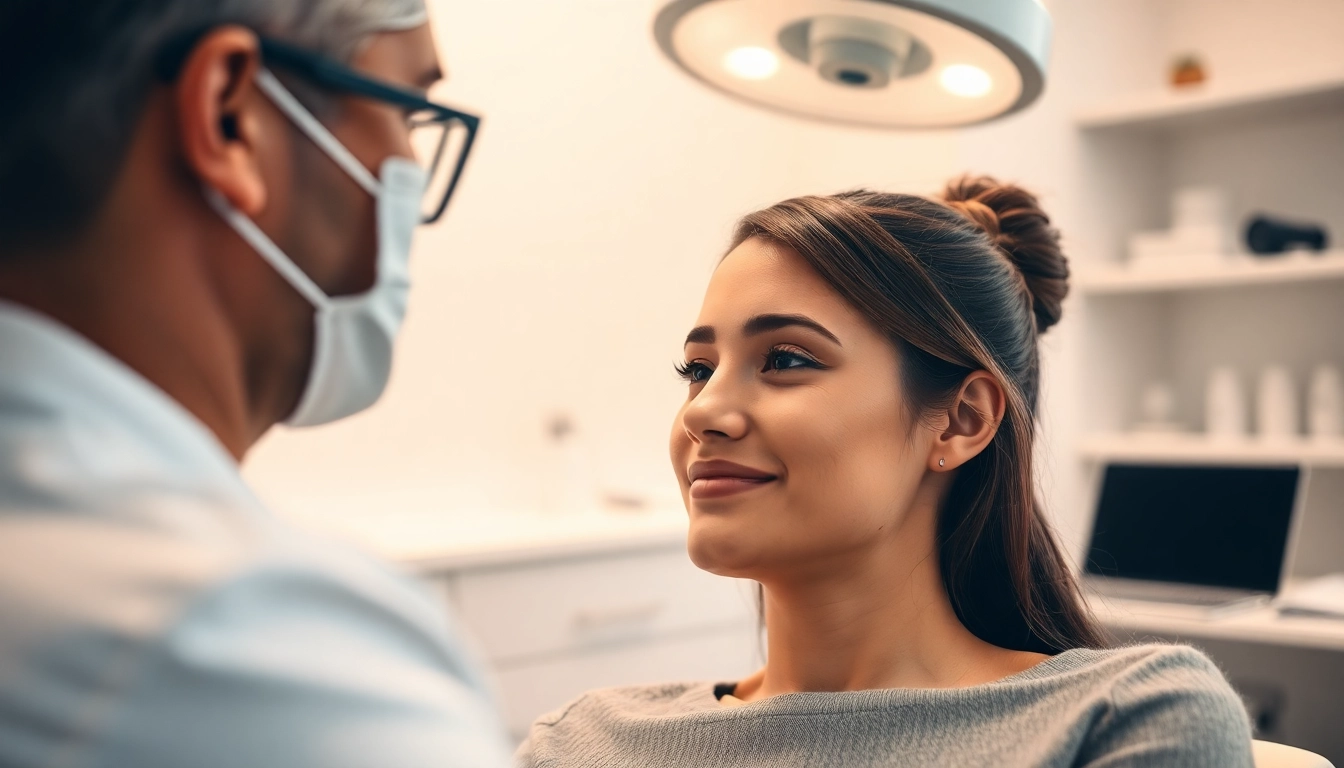 Consultation for Oberlidstraffung Zürich enhancing facial aesthetics with expert care.