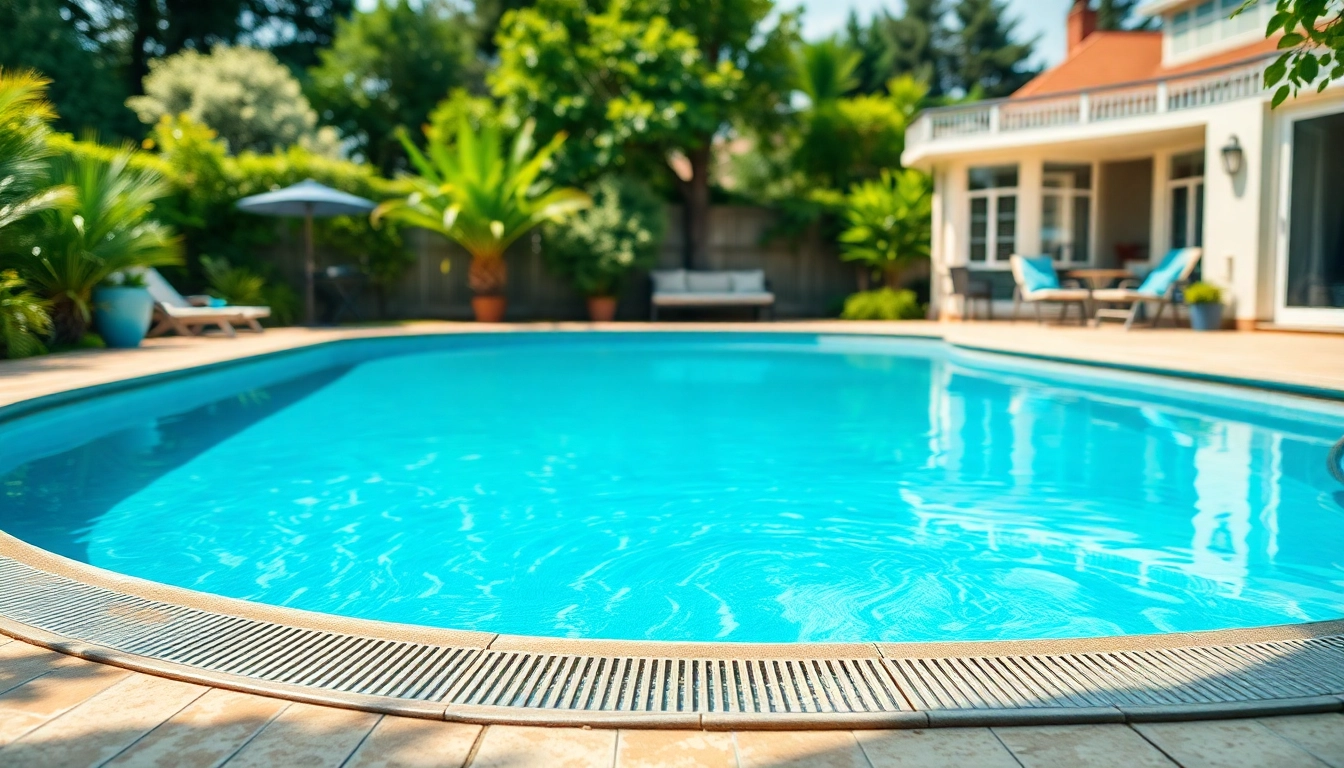 Expert swimming pool service Pinellas County technician maintaining a residential pool.