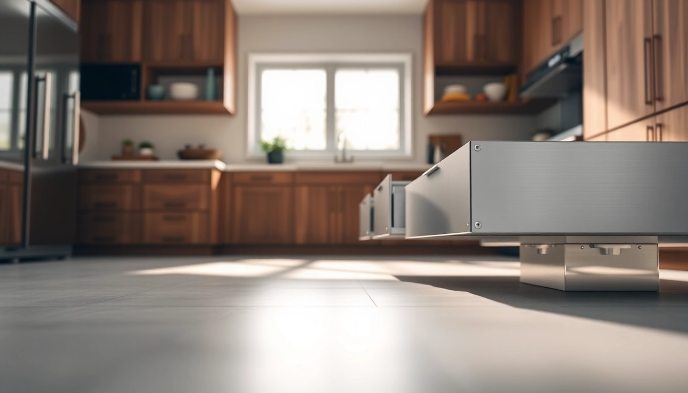 Showcase of double wall drawer system highlighting structural strength and elegant design.