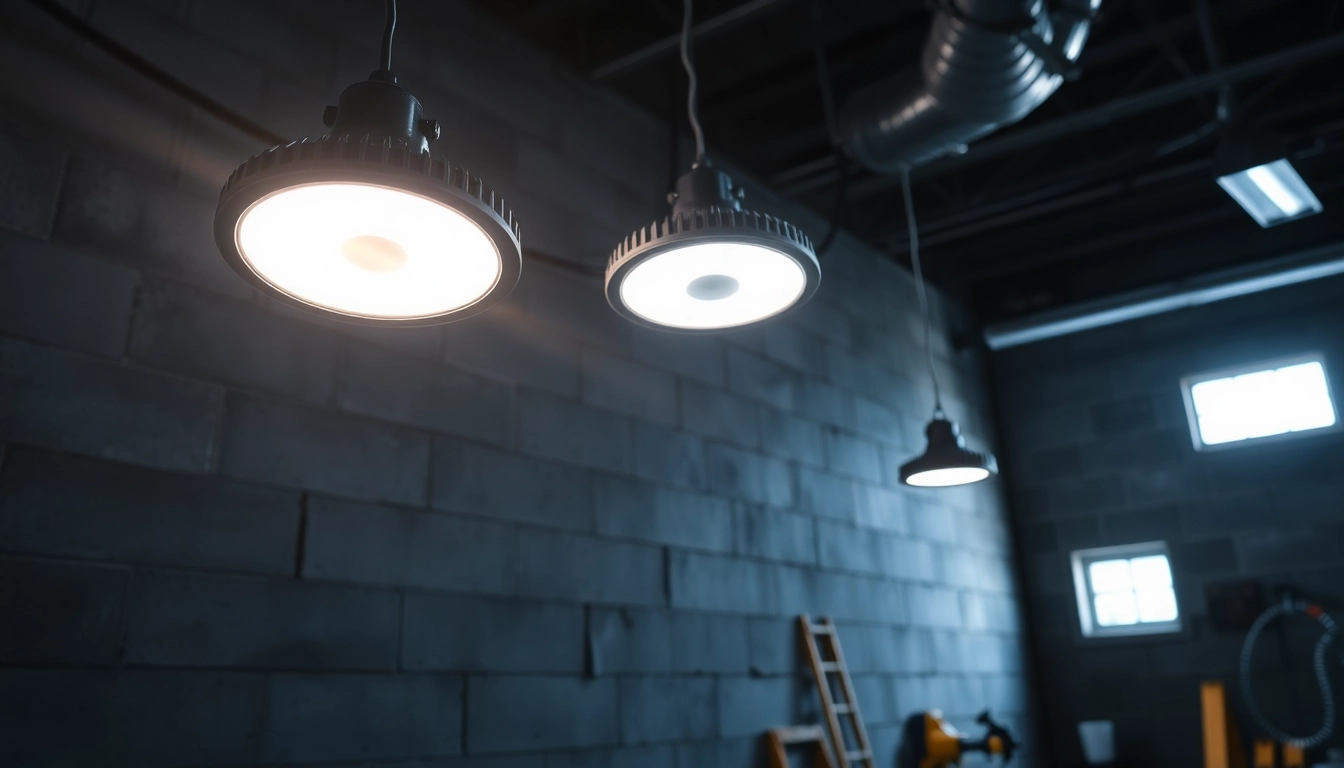 Showcase LED Vapor Tight fixtures illuminating an industrial space with durable, moisture-resistant design.