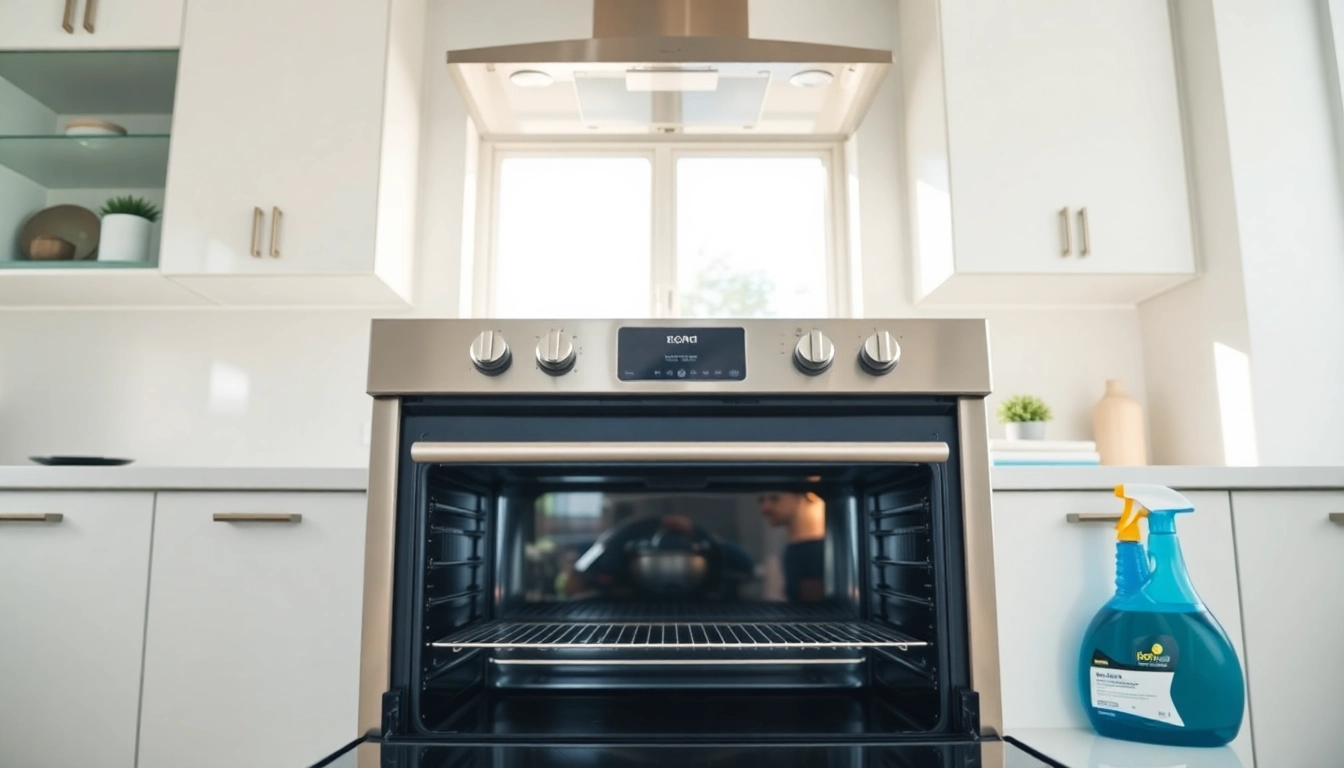 Expert oven cleaning dubai showcased in a pristine kitchen environment.