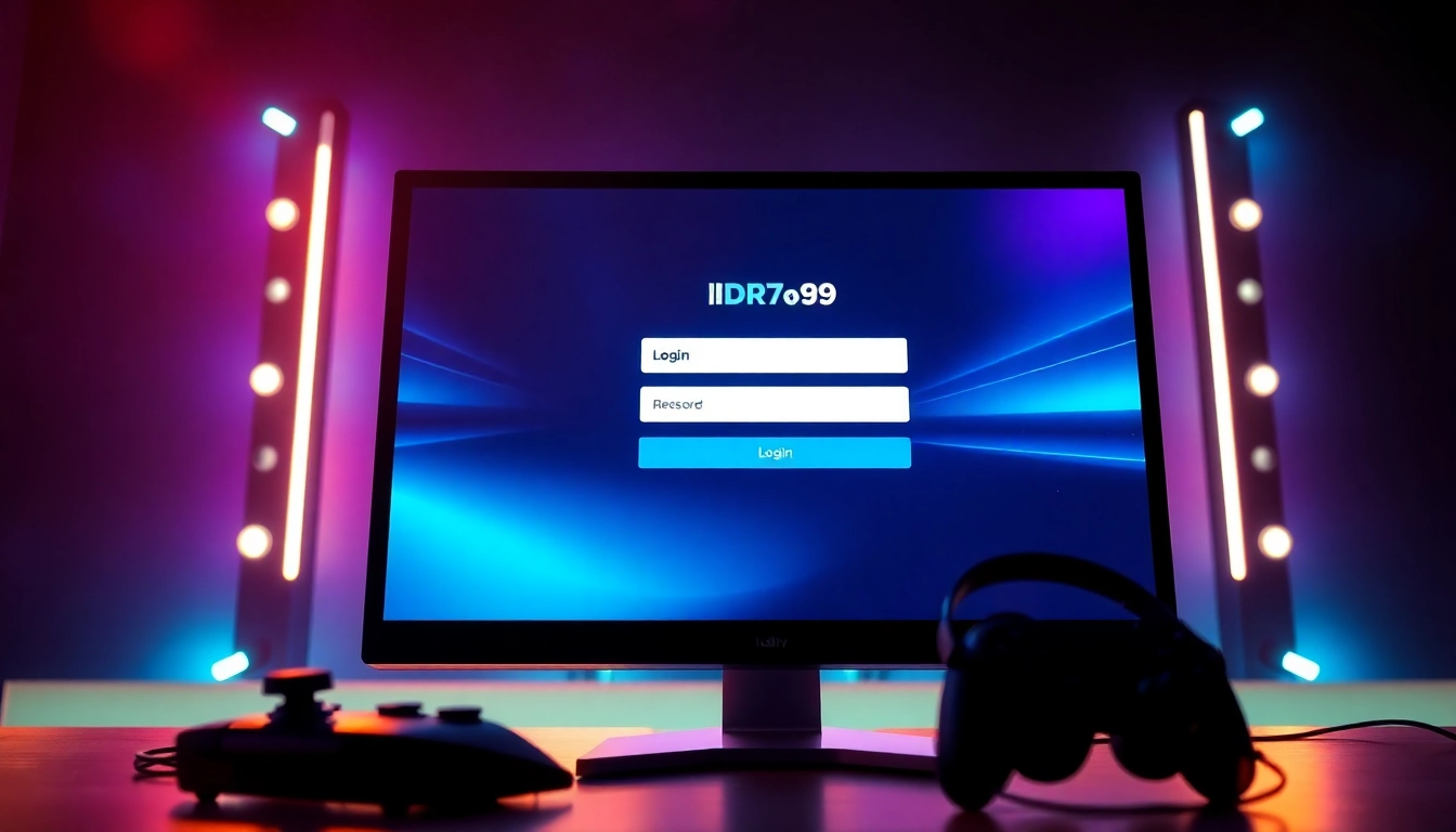 Login interface of IDR89 Login with engaging design and vibrant colors, inviting users to play.