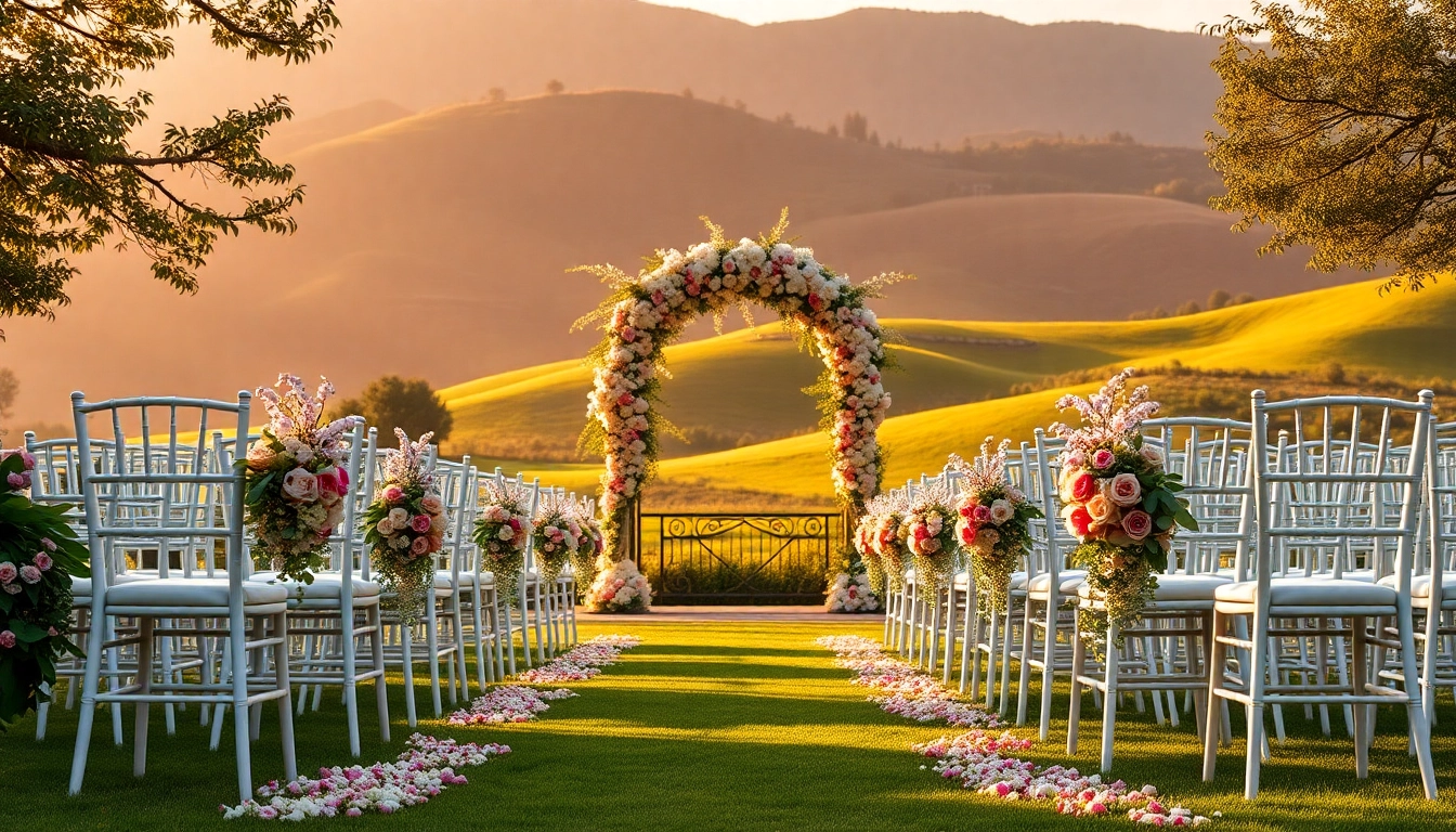 Celebrate at stunning Clarksburg wedding venues with elegant outdoor ceremony settings.