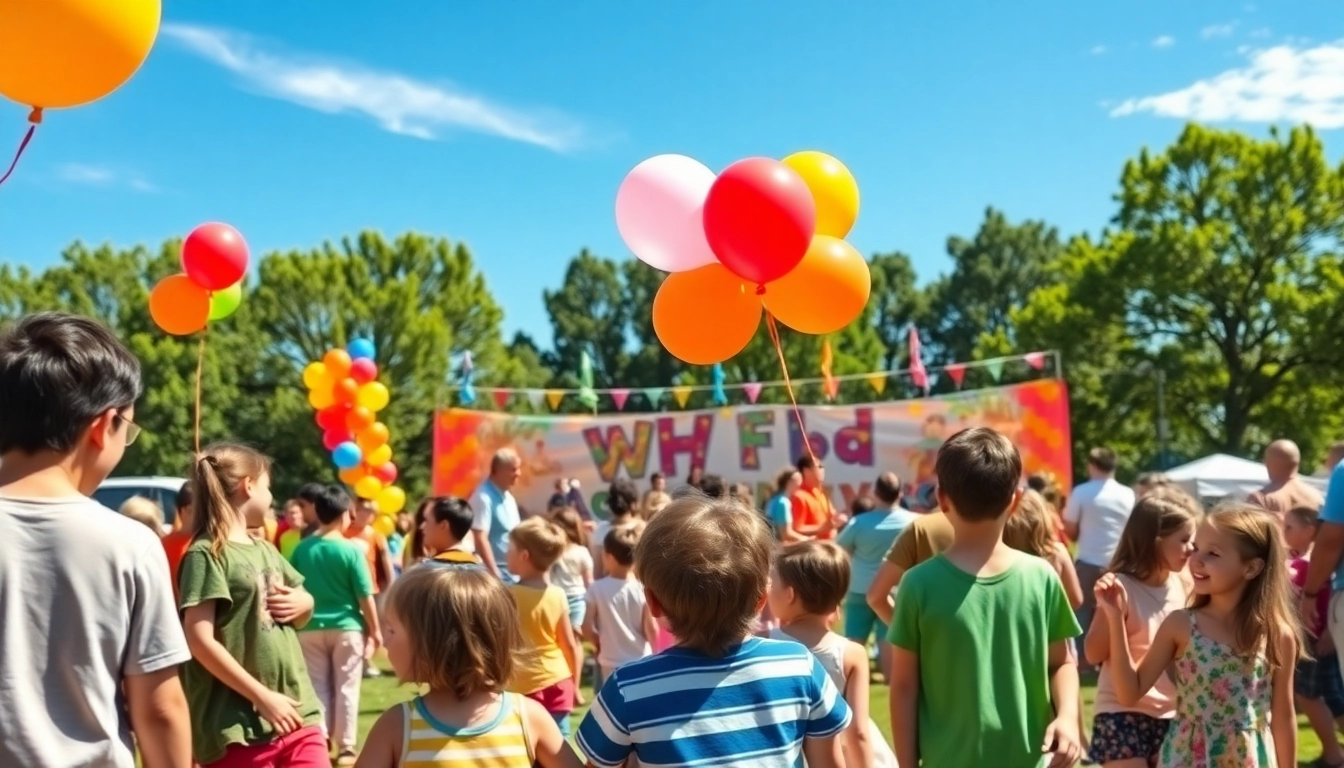 Join families celebrating at a wildfire event perth with engaging outdoor activities and fun.